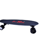 24v Four Wheel Portable Electric Skateboard Dual Motor Grass Fiber Board
