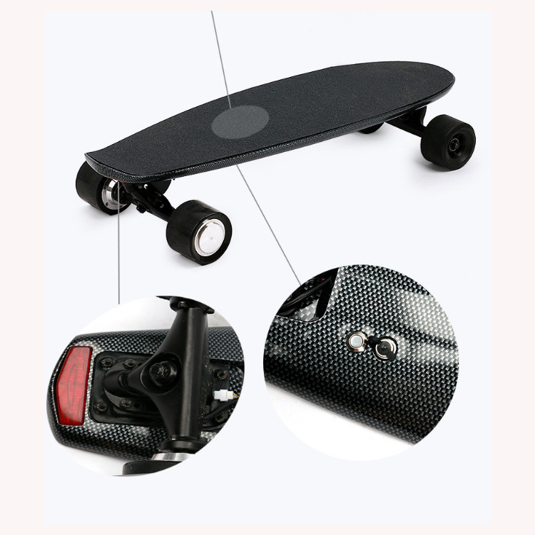 500W*2 Motor Scooter Electric Skateboard 750MM Deck Size 25.2V 2.6AH