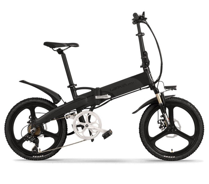 Lithium Battery Folding Electric Bicycle 20 Inch Integrated Wheel G660S