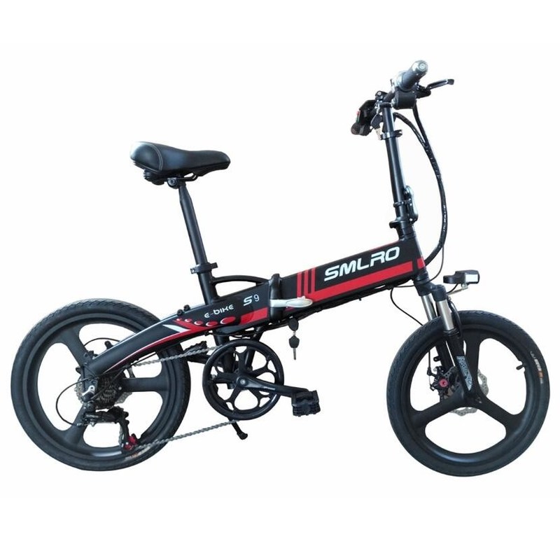 Safe Electric Folding Bike , 20 Inch Fold Up Electric Bike 120 KG Max Load
