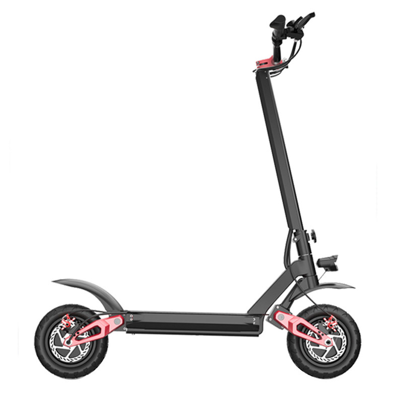 Aluminium Alloy Long Range Electric Scooter Foldable 10 Inch Tire 120 X