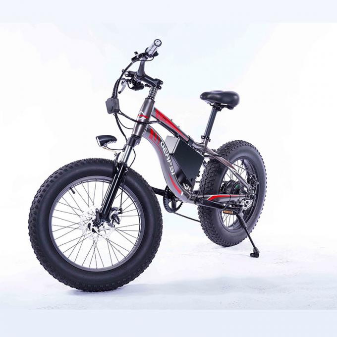7 Speed Fat Wheel Electric Bike Mountain Beach Use Snow Resistance 26 Inch