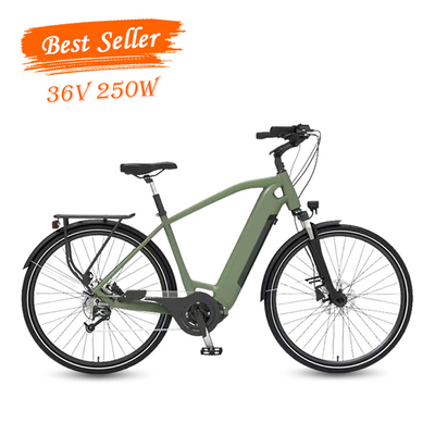 250watt 36v Electric City Bike 27.5 Inch Aluminum Alloy Hydraulic Disc Brake