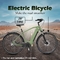27.5 Inch Fat Tire Electric Dirt Bikes Brusshless Motor Hidden Battery