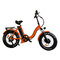 20 Inch Fat Tire Mini Folding Electric Bike 500 Watt 48v For Beach Cruiser Snow Road