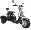 Off Road 3 Wheel Electric Scooter Street Legal For Adults 1000w 1500w 60v Lithium Battery