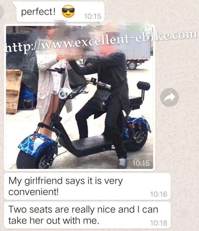 Smart E  City Coco Electric Harley Scooter 60v 1500w 75mph 70 Mph 40