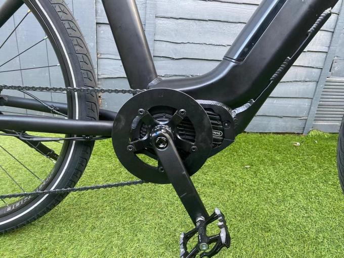 City Size Womens 26 Inch Wheel Electric Bike Step Through 48V 500W M500 Motor 3