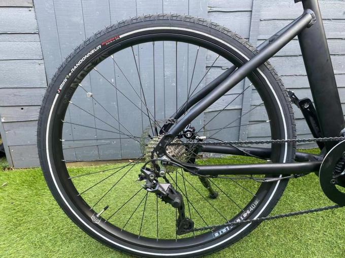 City Size Womens 26 Inch Wheel Electric Bike Step Through 48V 500W M500 Motor 4