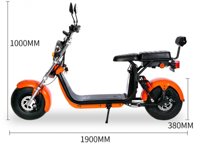 Fat Tire Harley Citycoco Electric Scooter 2000w 2 Wheel Long Range 8