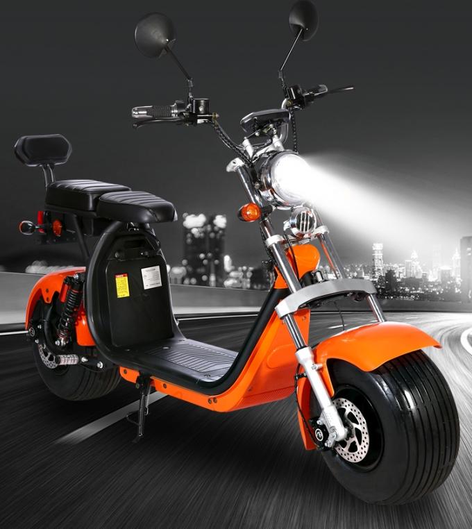 Fat Tire Harley Citycoco Electric Scooter 2000w 2 Wheel Long Range 12