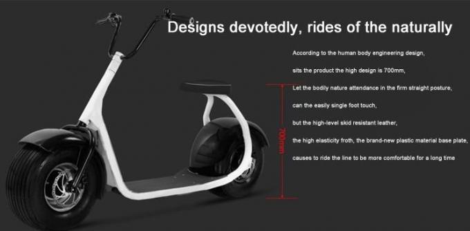 1000w 1500w 2000w Big Fat Tire Coco Harley Electric Scooter Golf EEC Approved 0