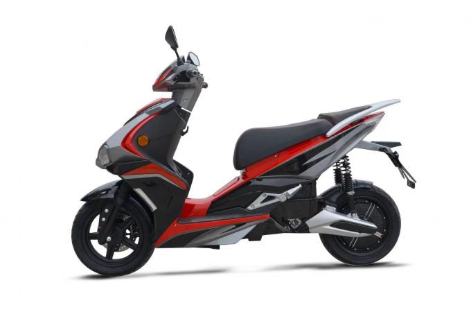 Fat Tire City Coco Two Wheel Electric Scooter 72V 3000w 20Ah 40-60km 4