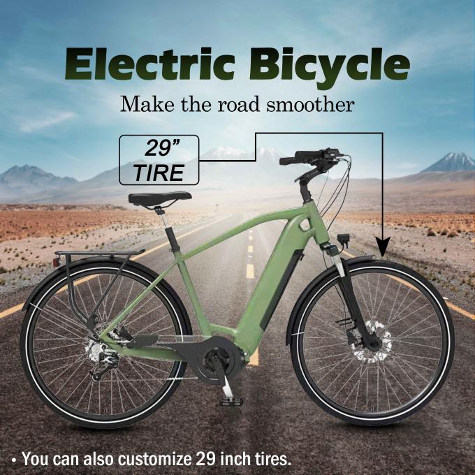 27.5 Inch Fat Tire Electric Dirt Bikes Brusshless Motor Hidden Battery